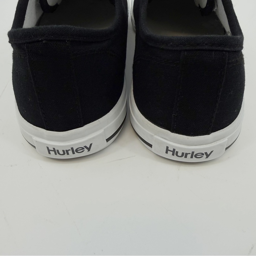 Hurley Chloe Black Slip On Sneakers | Size 6.5 | Canvas Skater Shoes - Picture 7 of 11